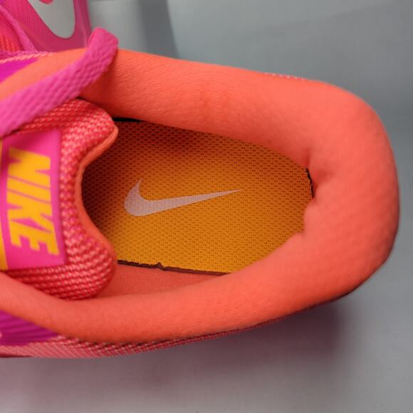 Nike Dual Fusion X2 Running Shoes NEW NEON Pink White Mango Women's US Size 9 - Picture 8 of 14